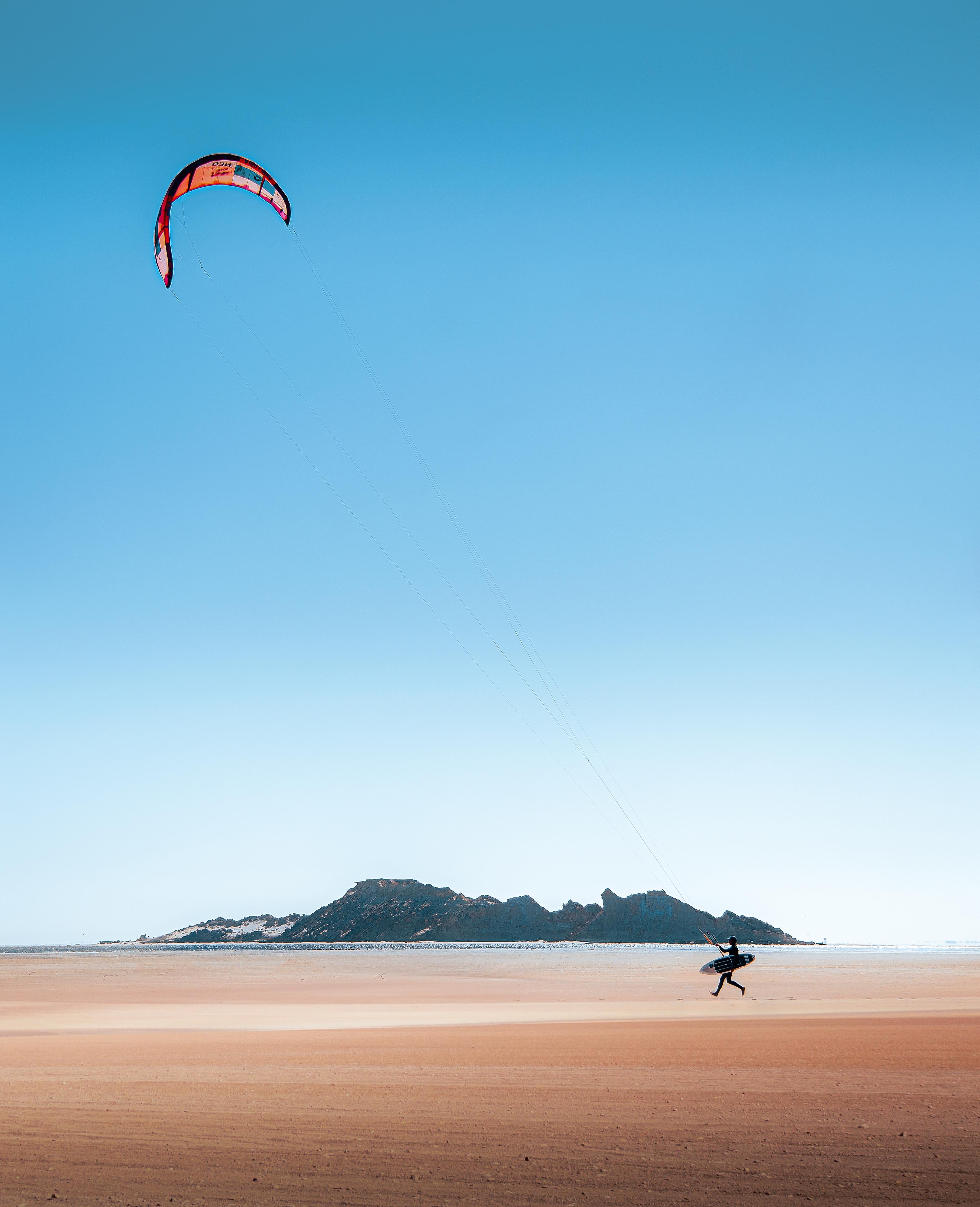 Speed Spot at Dakhla lagoon with strong consistent thermal wind conditions perfect for advanced kitesurfing and speed runs